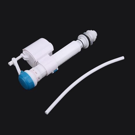 Druckknopf-füllventil Für Toiletten, Doppel-spülkasten-siphon, Badezimmer, Blau-weiß Uk G1/2 (einlassventil Für Schlauch)