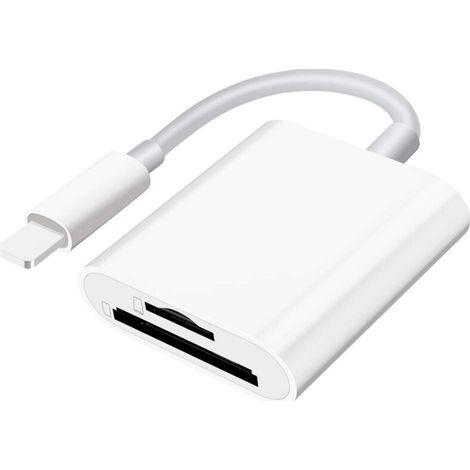 Sd/micro Sd-kartenleser Für Telefon/tablet/kamera - Doppelschacht Für Sd- Und Tf-karten - Tragbarer Kartenleser