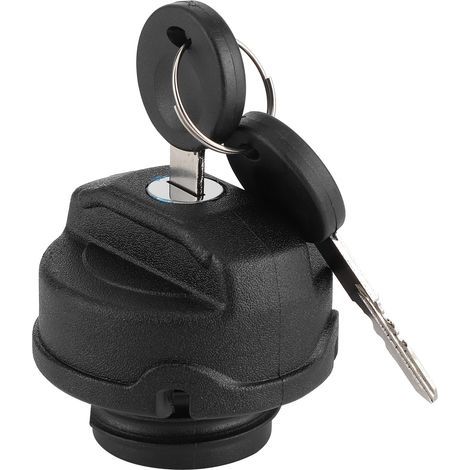 Schwarzer Abs-kraftstofftankdeckel, Tankverschluss Mit Verriegelung, Passend Für Beetle/polo/caddy, Mit 2 Schlüsseln
