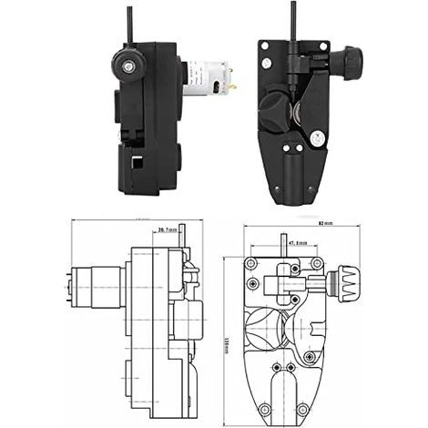 Speisungsmotor Für Mig-schweißdraht, Dc 24 V, 10 W, Automatische Drahtzuführmaschine Mit Fülldrahtkern 0,6–1,0 Mm, Niedrige...