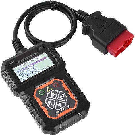 Obd2 Universelles Auto-diagnosegerät, Unterstützt Französisch, Motor-fehlercodes Auslesen Und Löschen Für Obdii-autos, Ouylaf