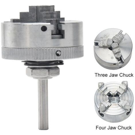 4-backen-selbstzentrierspannfutter Für Holz-/metall-drehmaschine – Robuste Zinklegierung – Stabiler, Selbstzentrierender Spannvorgang