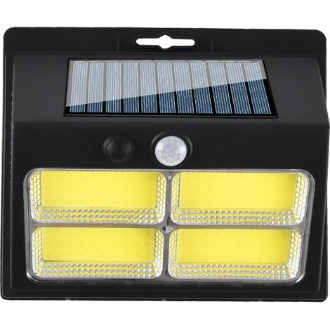 Außen-solarlampe Mit Bewegungsmelder, Ausgestattet Mit Einem Bewegungsmelder, 3 Modi, Beleuchtung Mit 120 Cob, 180 Led