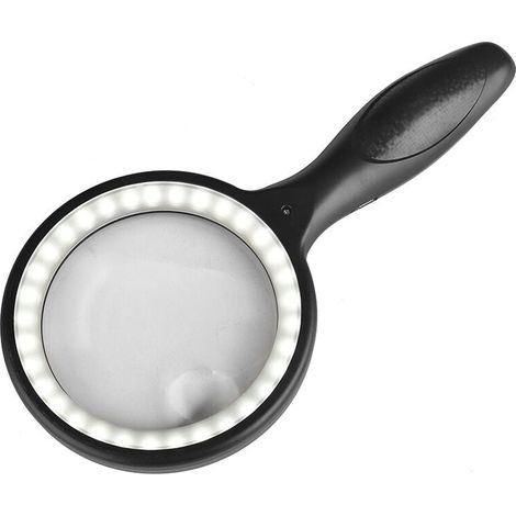 Loupe, Loupe-leselupe 30x 60x Led-lupen Mit 33 Leds, Wiederaufladbare Usb-lesehilfe Für Senioren