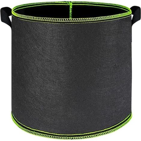 Wachstumsbeutel 1-15 Gallonen Nicht Gewebte Pflanzenwachstumsbeutel Verstärkte Pflanzen-gemüse-saatgut-wachstumsbeutel Mit Griff Stoff-blumentopf Gartenbedarf (10 Gallonen 40x30cm)
