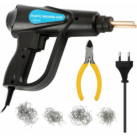 Kunststoff-schweißgerät 70 W, Kit Zur Reparatur Von Auto-stoßfängern, 4 Arten Von Klammern Mit Flachem Rand/außenrand/innenrand/welle, Schweißreparaturgerät Mit Klemme