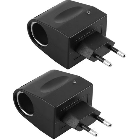 2 X 12 V 500 Ma Auto-zigarettenanzünder-steckdosenadapter Netzteil 90 V-240 V Ac Zu Dc Wandstromwandler Für Gps, Luftreiniger, Mini-kühlbox