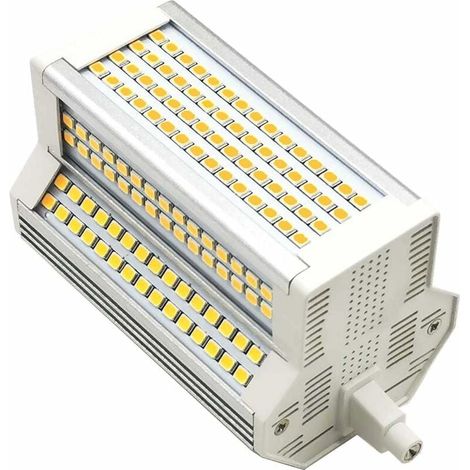 Ampoule Led R7s 50w Lumière Chaude Dimmable 3000k Double Extrémité J118 Type J 118 Mm Projecteur Led 5000lm Équivalent 500 W Lampadaire Halogène 200 Degrés À L'Intérieur Et À L'Exterieur [classe Énerg