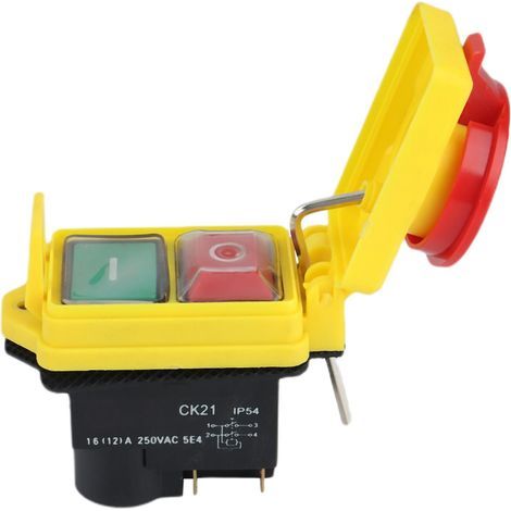 250v 16a Ip54 Not-aus-schalter Ohne Spannungsfreischaltung Mit Notfallfunktion