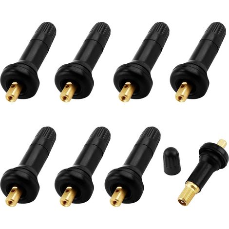 8 Stück Reifendrucksensor, Autoreifenventil, Reifendrucksensor Tpms, Gummi- Und Metallventilstange, Ersatzteile Für Die Drucküberwachung