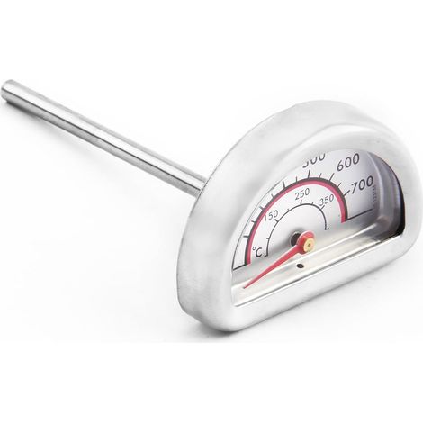 Ofen-thermometer Kompatibel Mit Omnia, Küchen-thermometer Aus Edelstahl Mit 7 Cm Sonde, Kochthermometer Für Grill, Smoker Und Barbecue, Messbereich 0°c Bis 400°c