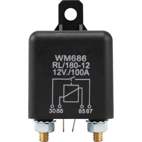 Ladegerät Mit 100amp Schalter, Widerstandsfähiger 4-pin Ein/aus-schalter Für Boot, Auto Und Van, Schwarz