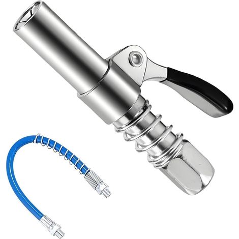 30 Cm Schlauch Mit Fettpressenkopf, G-kupplung Für Fettpresse, Schnellverschlusszange Kompatibel Mit Konischen Düsen