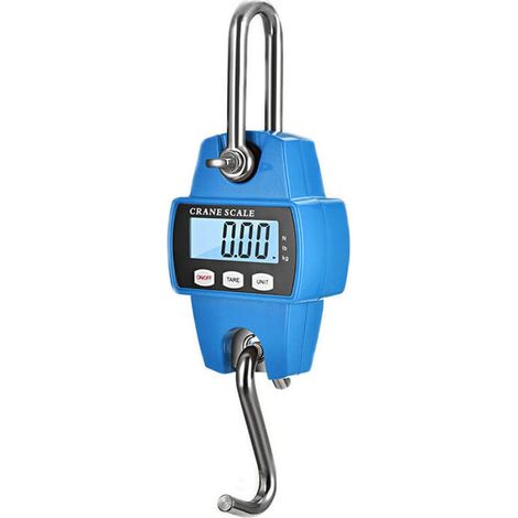 Robuste Industrielle Hänge-waage Für Bauernhof, Jagd, Bogenschießen, Große Fische Und Heben Mit Präziser Digitaler Anzeige, Professionell (660 Lb Blau), Ouylaf