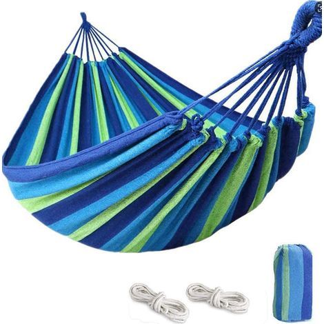 Camping-hängematte Für Den Außenbereich, Tragbar Aus Stoff, Leicht Mit Baumfreundlichen Gurten, Transporttasche, Perfekt Für Den Garten, Balkon, Patio, Strand, Wandern,