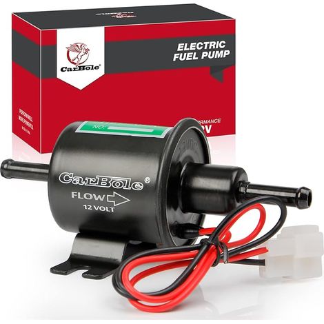 Kraftstoffpumpe 12v Hep-02a Kraftstoffpumpe 2,5–4 Psi Elektrische Inline-kraftstoffpumpe Mit Hochdruck Universell Für Benzin Und Diesel