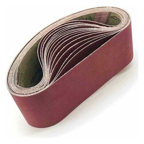 100 X 915 Mm Schleifband-sortiment Für Bandschleifer – 5er-pack (je 1 Stück Körnung 80/120/150/240/400)