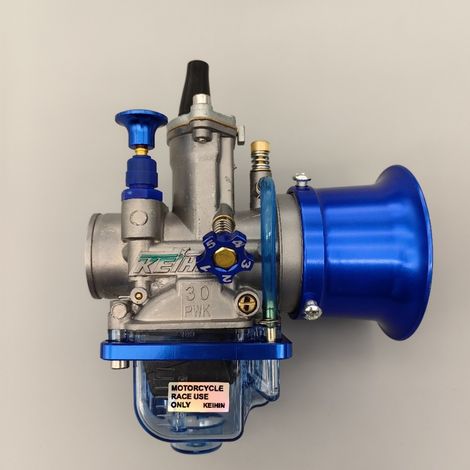 S-giant Rennmotorrad-vergaser Pwk28mm 30 32 34 Blau Transparent Mit Düse - Motorrad-kompatibel