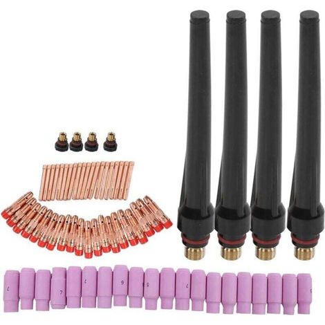 Carnaval Commerçant Kit De Torche De Soudage Tig, Accessoires De Torche Tig Cuivre Pour Le Soudage De Métaux Non Ferreux
