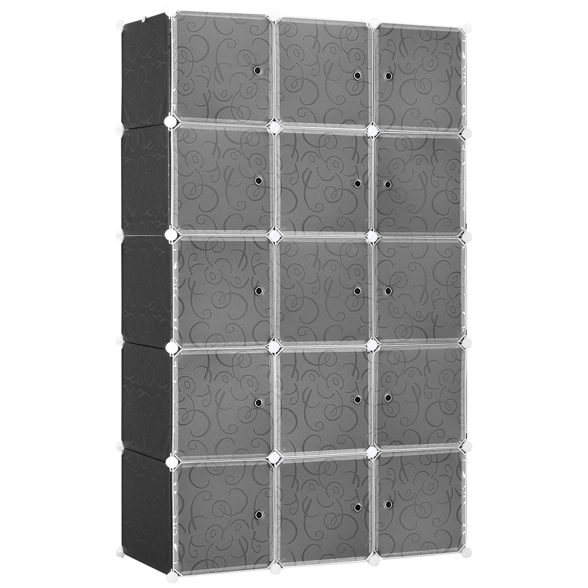 Diy Kleiderschrank Regalsystem Mit 2 Große Und 9 Kleinen Würfeln Diy-würfelregal, Schuhregal