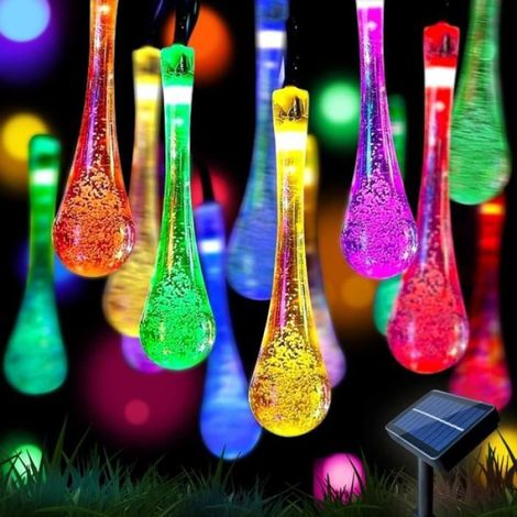 Solar-lichterkette – 7 M – 50 Leds – Wasserdicht – Für Den Garten – 1 Stück