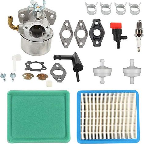 Vergaser-kit 798653 Kompatibel Mit Briggs & Stratton 697354 795069 698860, Mit Luftfilter, Schalter Und Zubehör.