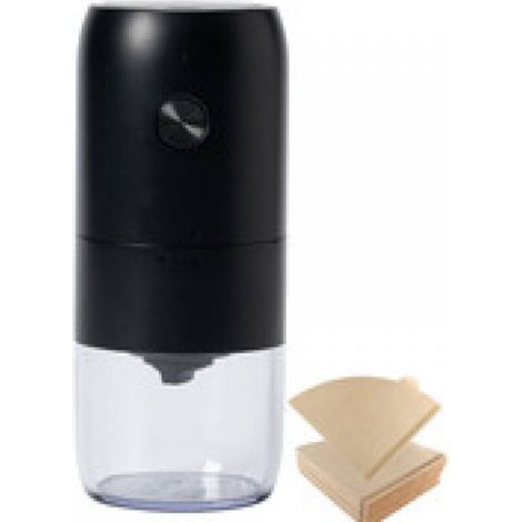 Kaffeemühle Mit Kaffeefilter, 100 Stück, Elektrische Kaffeemühle, Getreidemühle Mit Einstellfunktion Für Verschiedene Mahlgrade, Automatische Konische Mühle Für Erdbeeren, Samen, Bohnen, Nüsse, Kräute