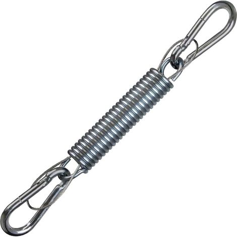 Federnde Stahl-aufhängung 150 Kg Hängematte Hängender Sessel Seil Sicherheitszwei Karabiner