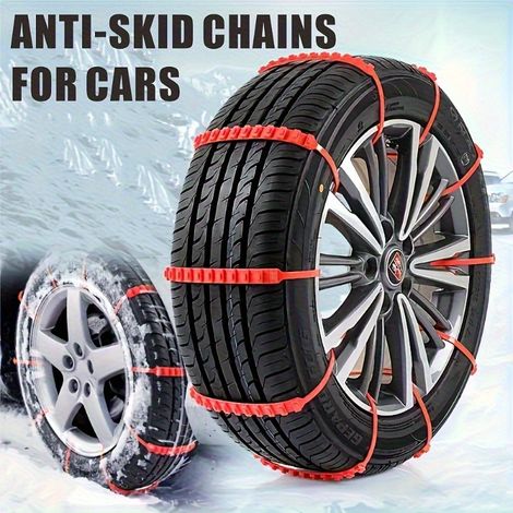 All-terrain Anti-rutsch-ketten – 50er-set, Schnelle Montage, Grip Für Schnee Und Schlamm