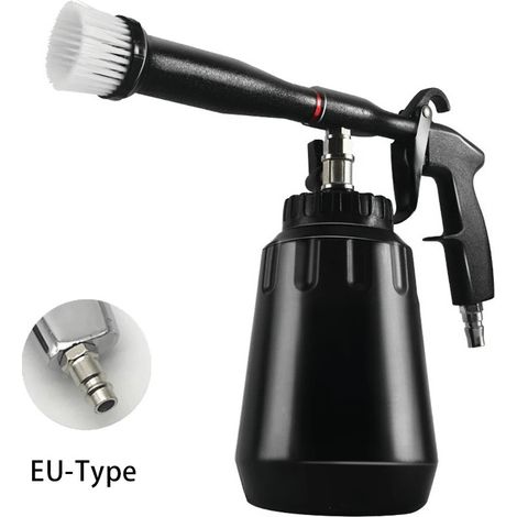 Pistolet De Nettoyage Haute Pression Pour Voiture – Nettoyeur Auto Avec Buse Spinner Métallique Pour Intérieur Et Extérieur