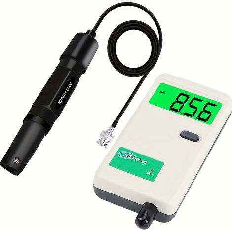 Digitaler Ph-tester Für Wasser – Elektroden-stift 0–14 Ph Für Trinkwasser, Aquarien Und Pools, Professionelle Analyse (batterien Nicht Enthalten)
