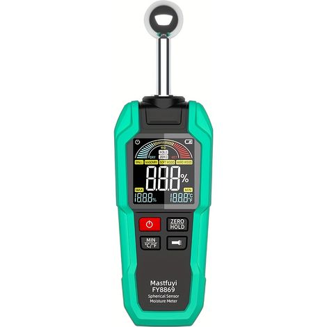 Digitales Kugel-hygrometer Mit Hoher Präzision – Tragbarer Feuchtigkeitsdetektor Für Holz, Kunststoff, Metall Und Stein (5–40 Mm)
