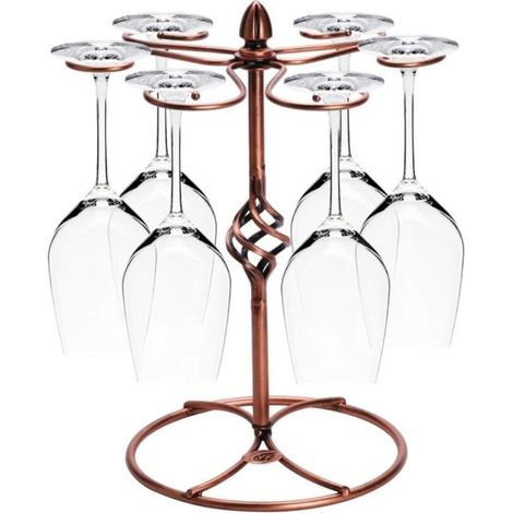 1 Stück Weinglas-halter, Stielglas-halter Mit Trocknungsständern Für Weingläser, Platz Für 6 Weingläser (weingläser Nicht Enthalten).