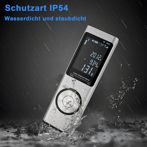 Tragbarer Infrarot-laserentfernungsmesser, 80 M, Aluminiumlegierung Mit Grünem Licht Und Usb-c-ladung – Hochpräzise Messung Für Heimwerker Und Bau