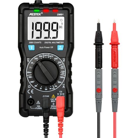 Intelligentes Digitales Multimeter Mit Hoher Präzision, Berührungssicherem Schutz Und Multifunktionsbetrieb – Kompaktes Taschengerät Mit Digitalem Display Für Den Heimgebrauch Und Bastelarbeiten