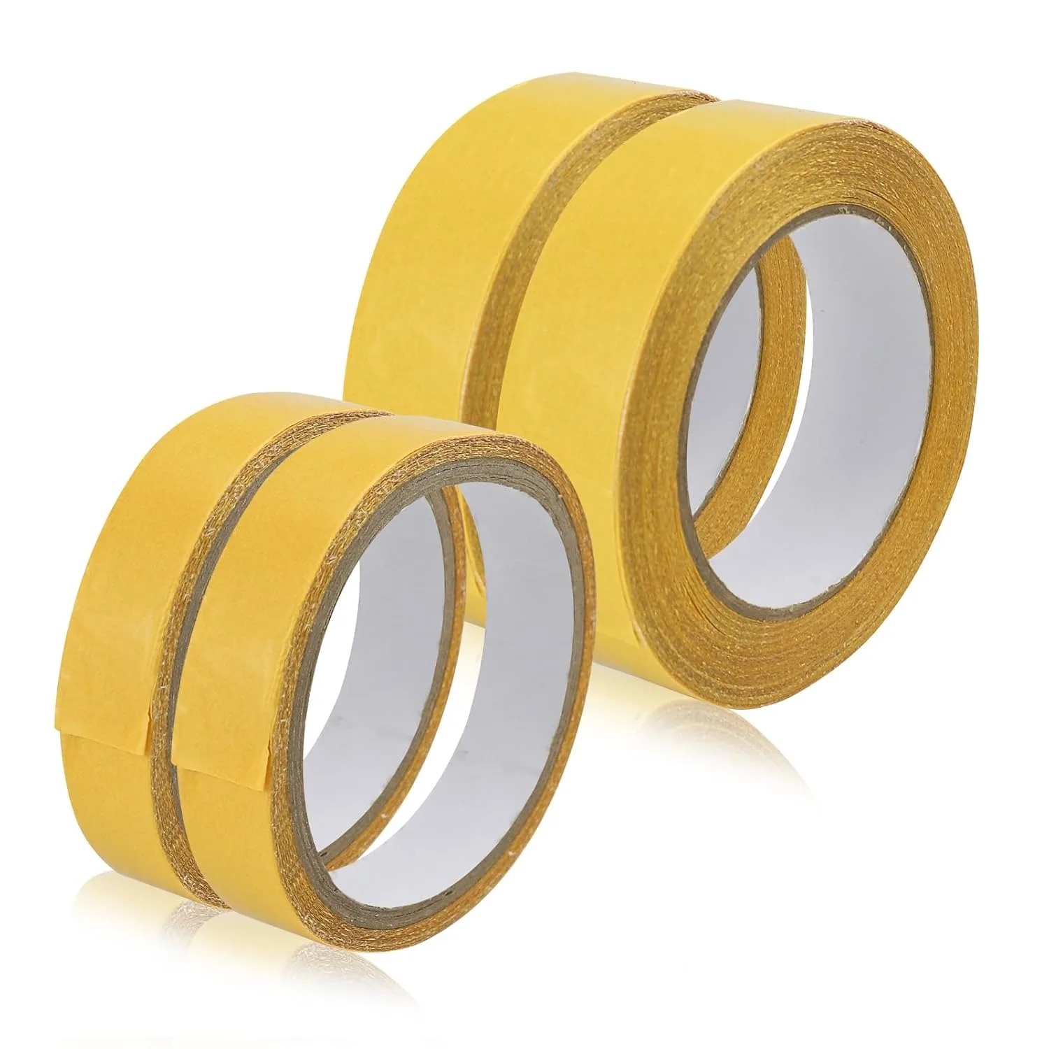 Doppelseitiges Klebeband 4er Set, 20mm + 30mm, Transparent