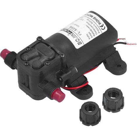 36w 3a Wasserpumpe – Dc12v Hochdruck 73psi, 3,5l/min – Selbstansaugend – Für Camping, Wohnwagen, Boot