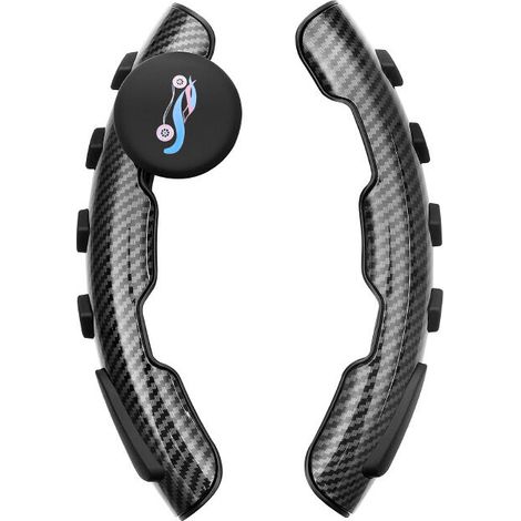 Auto-lenkrad-spinner-knopf, Lenkrad-handball-stärker, Leistungsgriff, Kugelbooster, Automatischer Spinner-knopf (farbe: Schwarz)