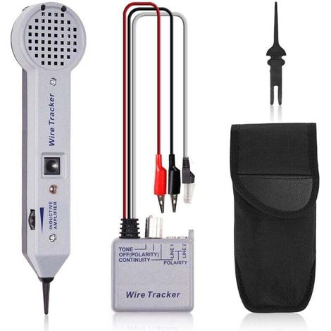 Ej.life Kit Tonsignalgenerator, Kabelverfolger-schaltungstester, 200ep Hohe Präzision, Tonerkennungsgerät, Leitungsorter, Induktiver Verstärker, Für Netzwerk-kabelmontage