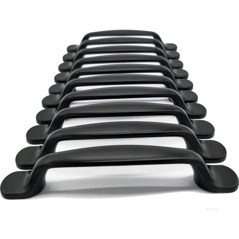 20x Küchenschrank Türgriffe Schrank Schubladen Schlafzimmer Möbel Griffe Lochabstand 96mm, Aluminium, Mit Schrauben