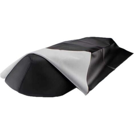 1 Stück Motorrad-sitzhülle, Schwarze Ledersitzabdeckung, Universelle Wasserdichte Und Abriebfeste Leder-sitzauflage Für Die Meisten Motorräder, 100cm X 70cm