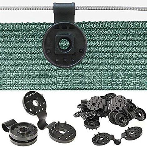 Clips Voiture, Spezieller Clip Mit Illet, Befestigung Für Sichtschutz Für Zaunstoff, Schattennetz, Windschutzgewebe, Außen-netzbefestigungen, Nähclip (50)