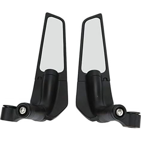 (2er-pack) Motorradspiegel Mit Festem Flügel, Großer Spiegel Passend Für Kawasaki Yamaha Windschild-spiegel