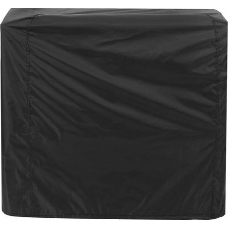 Grillhülle Schwarz, Grillabdeckung Wasserdicht/feuchtigkeitsbeständig Uv-schutz Staub- Winddicht Für Außen Grills Garten Patio (145x61x117cm)