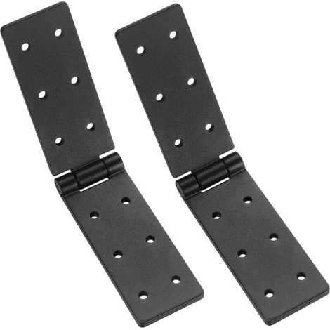 2 Stück Verbindungsscharniere, Klappscharnier, Kassenband, Möbelscharnier, Schwarzes Metallscharnier Für Holztüren
