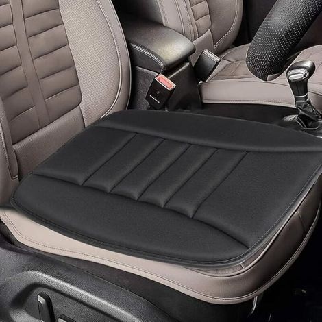 Autositzkissen, Autositzbezug, Memory-schaum-stuhl-kissen, Komfortables Rutschfestes Matratzen-bezug Für Auto, Büro Und Zuhause - Schwarz