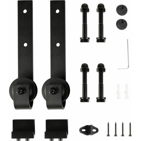 Schiebetür-rolle, Zubehör Für Schiebetüren, Schwarz (nur Rollen-kit)