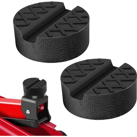 2 Stück Gummiblock Für Wagenheber, 6,5 X 6,5 X 3,3 Cm Universelle Hebebühne-auflage, Gummi-wagenheberauflage Für Autos, Geeignet Für Wagenheber Und Hebebühnen