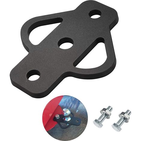 3-wege-stahl-anhängeradapter Mit Bolzen Für Mtb, Rasenmäher, Golfwagen, Gartenwagen, Traktor, Flache Anhängerkugel (1)