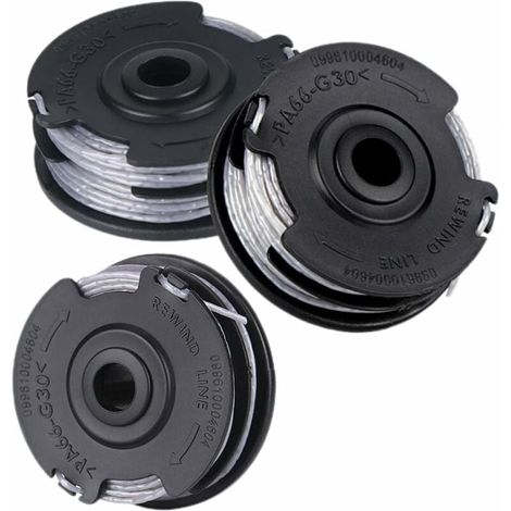 3er-pack Spulen Für Bosch Freischneider Art 24 27 30 30-36 Li 18 M 1,65 Mm